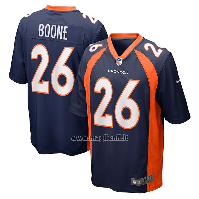 Maglia NFL Game Denver Broncos Mike Boone Home Blu